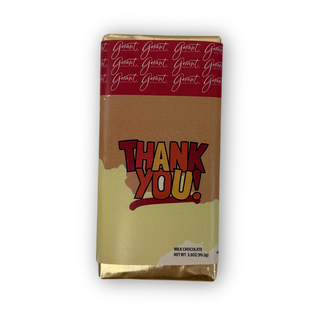Thank You 3.5oz Candy Bar / CASE 36 units