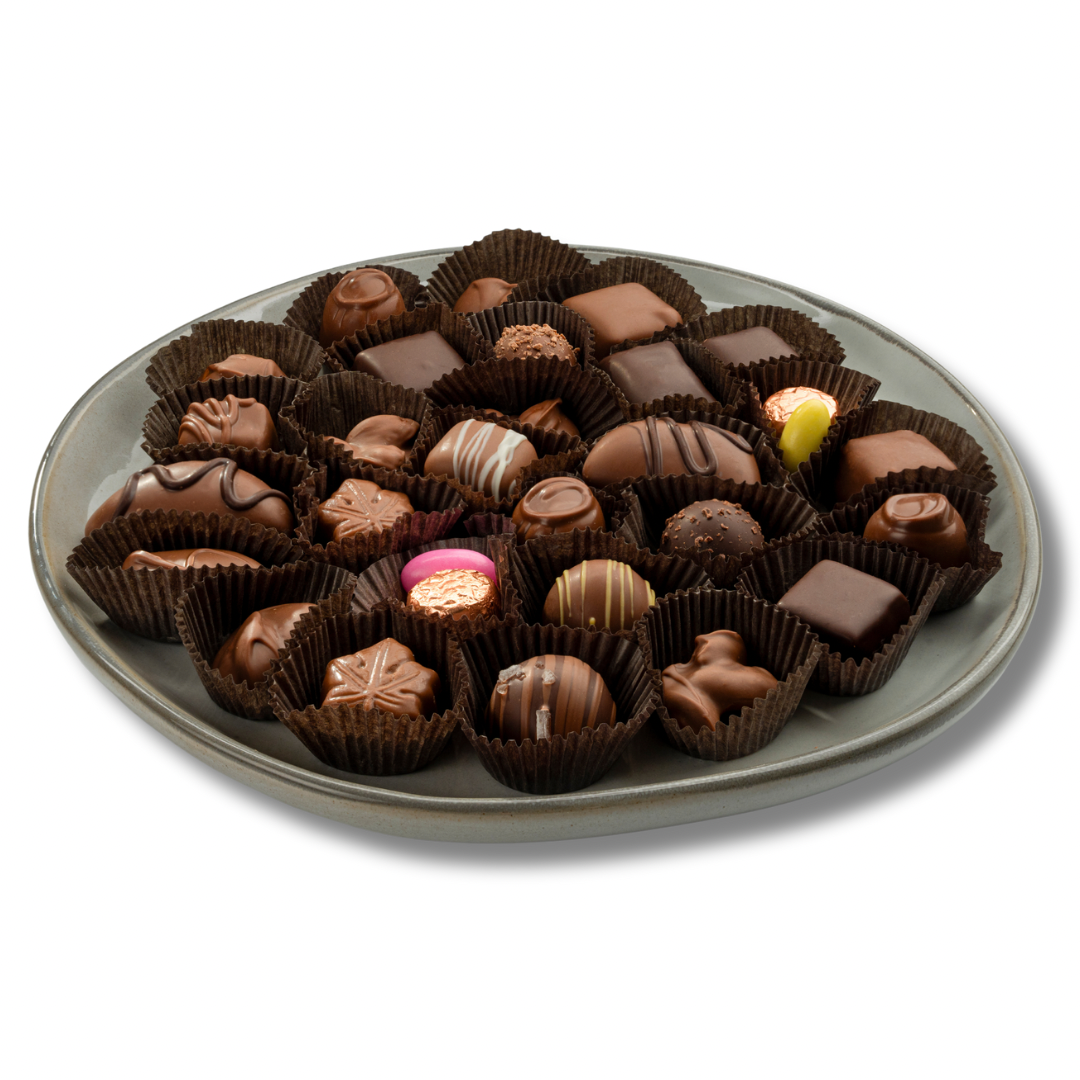 Holiday Milk and Dark Chocolate Assortment - 30 Piece / CASE 5 units