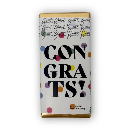 Congrats 3.5oz Candy Bar / CASE 36 units