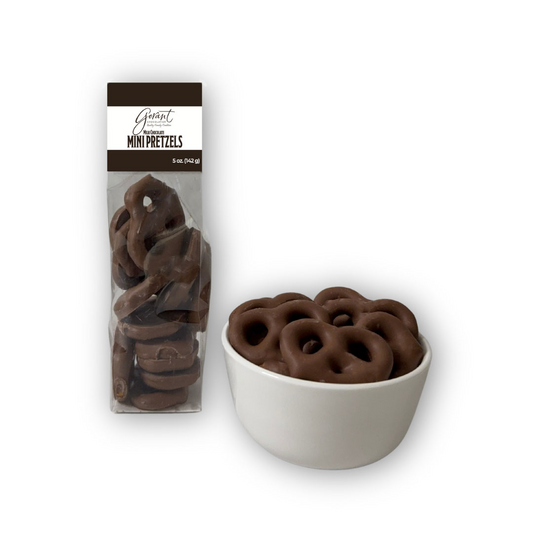 Mini Chocolate Covered Pretzels / CASE 36 units