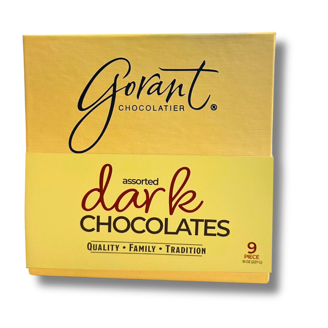 Dark Chocolate Assortment - 9 Piece / CASE 12 units
