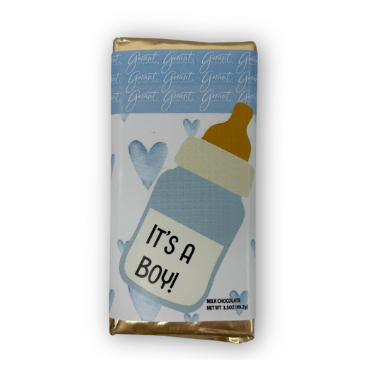 It's a Boy 3.5oz Candy Bar / CASE 36 units